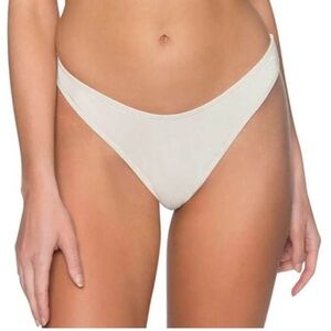 New Sunsets Women's Wild Thing Bikini Bottom Swimsuit in Gold Dust Large